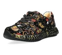 Laura Vita Burton 05 Women's Paisley Print Sneakers | Removable Leather Insole, Rubber Outsole, 3 cm Heel Height, Round Toe