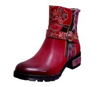 LAURA VITA, Cocrailo 81, Women's Ankle Boots Red, Red, 6 UK