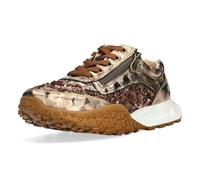 Laura Vita Evitao 03 Women's Sequin Shiny Details Zip Trainers, gold, 5 UK