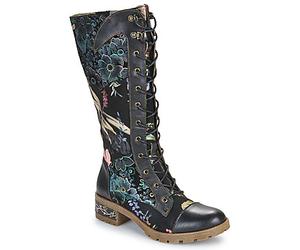 Laura Vita Flat boots COCRAILO in Black 6