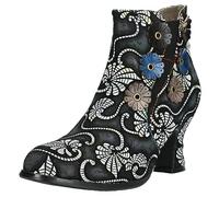 Laura Vita GICGASO Womens Ankle Boots in Black - 6 UK