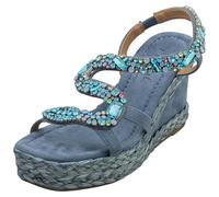 Laura Vita Misstyl Marieo 13 Womens Wedge Sandals in Blue - 5 UK