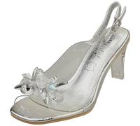 Laura Vita Misstyl Mira 01 Womens Heeled Sandals in Silver - 6 UK