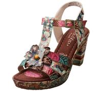 Laura Vita Nellao 30 Womens Wedge Sandals in Brown - 7 UK