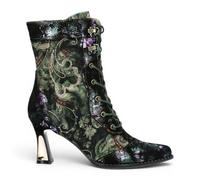 Laura Vita Oanelo-03 Women's Gothic Victorian Leather Lace-Up Ankle Boots