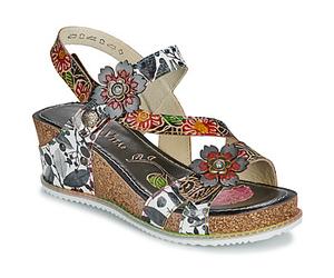 Laura Vita Wedge sandals BONITO in Multicolour 5