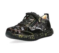 Laura Vita Women's Burton 43 Floral Zip Trainers, black, 5 UK