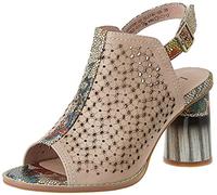 Laura Vita Women's Gucstoo 22 Open Toe Sandals, Pink (Rose Rose), 7 UK