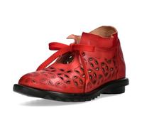 Laura Vita Women's Leather Derby Keyhole Lace Up Cyrielle 30, red, 5 UK