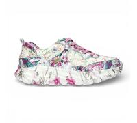 Laura Vita Womens Sofiao 07 Rose Pink Floral Leather Trainers Platform Sneaker Shoes - Size EU 40