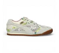 Laura Vita Womens Tivanao-05 Beige Floral Leather Trainers Sneaker Shoes - Size EU 41