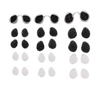 LAURAG Nasal Filter Invisible Nasal Filter Ultra-Breathable Nasal Filters Nasal Filters Nose Plugs for Smells Air Filtration from Dust Smoke Small + Medium + Large Round Shape