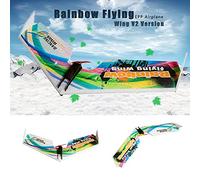 LAURAG Rainbow Flying Wing V2 RC Airplane 800mm Wingspan Delta Wing Tail-pusher Aircraft KIT