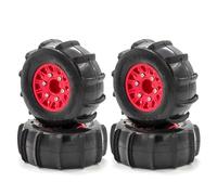 LAURAG RC Paddle Tires RC Paddle Tires Off Road Snow Sand Paddle Tires 4pcs Replacement for 1/10 Short-Course Truck 727 slash K1 RC Car