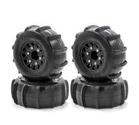 LAURAG RC Paddle Tires RC Paddle Tires Off Road Snow Sand Paddle Tires 4pcs Replacement for 1/10 Short-Course Truck 727 slash K1 RC Car