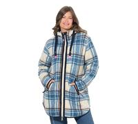 LAURASØN Checked Wool Look Jacket Blue Gray 52+ 840868718-52+