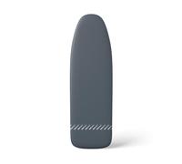 Laurastar Universalcover Dark Grey, Universal Ironing Board Cover, 131cm x 55cm, 100% Cotton, Folding Lines, Practical Clip, Adjustable, High-Comfort Thickness, Machine Washable, Unique Design