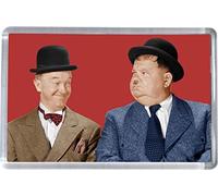 Laurel and Hardy Colour Movie Poster Fridge Magnet 5 x 7.5 cm