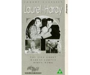 Laurel And Hardy - The Live Ghost / Habeas Corpus / Dirty Work [VHS]