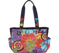 Laurel Burch Medium Tote 14.5"X4"X10"-Floral