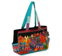 Laurel Burch Zeckos Fantasticats Tote (Fantasticats),Multicolored, Medium
