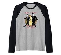 Laurel & Hardy 100 Years of Laughter Classic Comedy Raglan Baseball Tee