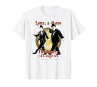 Laurel & Hardy 100 Years of Laughter Classic Comedy T-Shirt