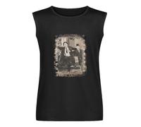 Laurel & Hardy Retro Film Strip Way Out West Men's Sleeveless T-Shirt Unisex Black Vest Tank Tee XL