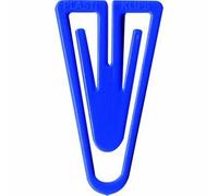 Laurel Plastiklips Paper Clips 25 mm Pack of 1000 Blue