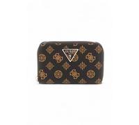 Guess Laurel Zip Around Wallet M Mocha Logo, Mocha Logo