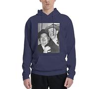 Laurel sweatshirt Hardy Mens Womens Hoodie Cool Pullover Hooded Sweatshirt Funny Long Sleeve Shirts M Navy Blue