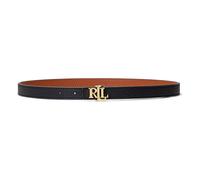 Skinny Reversible Leather Belt - Brown/Black - female - Ralph Lauren - Belts - Black - XS - Accessories XS
