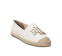 Lauren by Ralph Lauren Cameryn Logo Espadrilles, White, Size 8, Women White