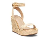 Lauren by Ralph Lauren Hilarie Wedge Espadrilles- Natural, Beige, Size 4, Women Beige