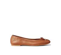 Lauren by Ralph Lauren Janya Ballet Flats, Brown, Size 3, Women Brown