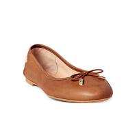 Lauren by Ralph Lauren Janya Ballet Flats, Brown, Size 8, Women Brown