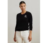 Lauren by Ralph Lauren Montiva Knitted Pullover, Black, Size Xl, Women Black