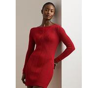 Lauren by Ralph Lauren Nishan Long Sleeve Dress, Red, Size L, Women Red
