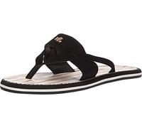 Lauren by Ralph Lauren Women's Rosalind Sandal, Black Nubuck Pu, 3 UK