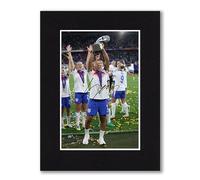 Lauren James - England Lionesses Euro 2025 Champions Signed 8x6 Inch Mounted Photo Print With Pre Printed Signatures That Would Make A Great Gift For Any Fan And Is Ready To Be Framed.