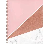 Lauren & Johnny 7004 Customizable Wirebound Notebooks, 0.5 x 8.63 x 10.5 Inches, 70 Sheets, College Ruled, Sticker Page, Pack of 2, Assorted Designs