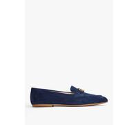 LAUREN RALPH LAUREN Averi III Navy Suede Loafers Size: 4, Colour: Navy
