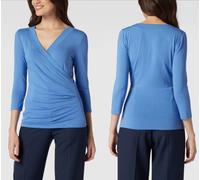 Lauren Ralph Lauren Blouse Wrap Look Shirt Top Tee L