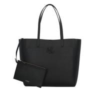 LAUREN RALPH LAUREN Large Cameryn Black Pebbled Leather Tote Bag Size: