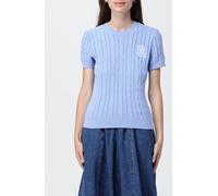 LAUREN RALPH LAUREN Cotton Sweater with Monogram - Size: L - female
