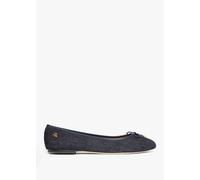 LAUREN RALPH LAUREN Jayna Blue Denim Ballet Pumps Colour: Dnf, Size: 4