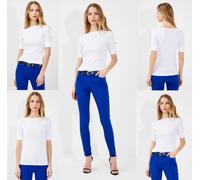 Lauren Ralph Lauren Judy u Boat Shirt Soft Cotton Top Blouse T-Shirt New XL