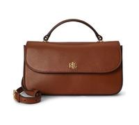 Lauren Ralph Lauren Marcy Handbag Genuine Leather 20.5 cm brown