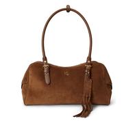 Lauren Ralph Lauren Marcy Shoulder Bag Genuine Leather 35.5 cm brown