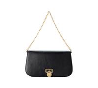 Lauren Ralph Lauren small Tanner padlock-detail shoulder bag - Black One Size
